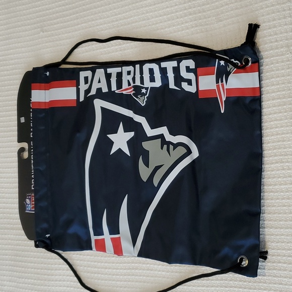 NFL New England Patriots drawstring Backpack new with tags - Picture 1 of 5